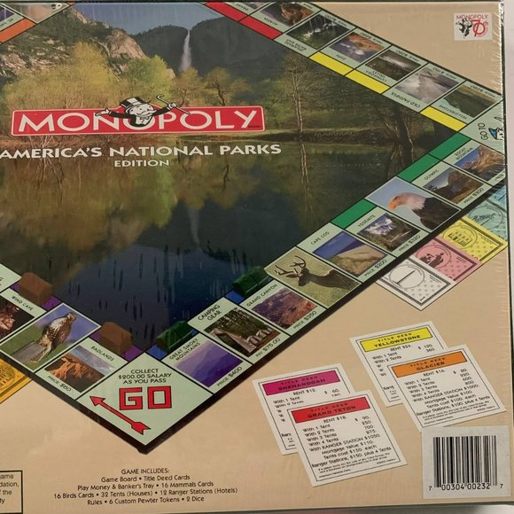 Hasbro Games Vintage Monopoly Americas National Parks Edition 205